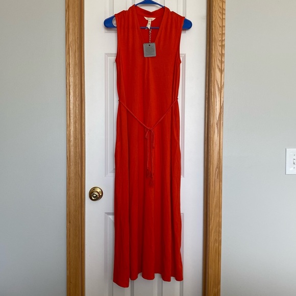 Matilda Jane Orange Belted Maxi Dress W 
